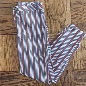 Pacsun mid-rise striped pants
